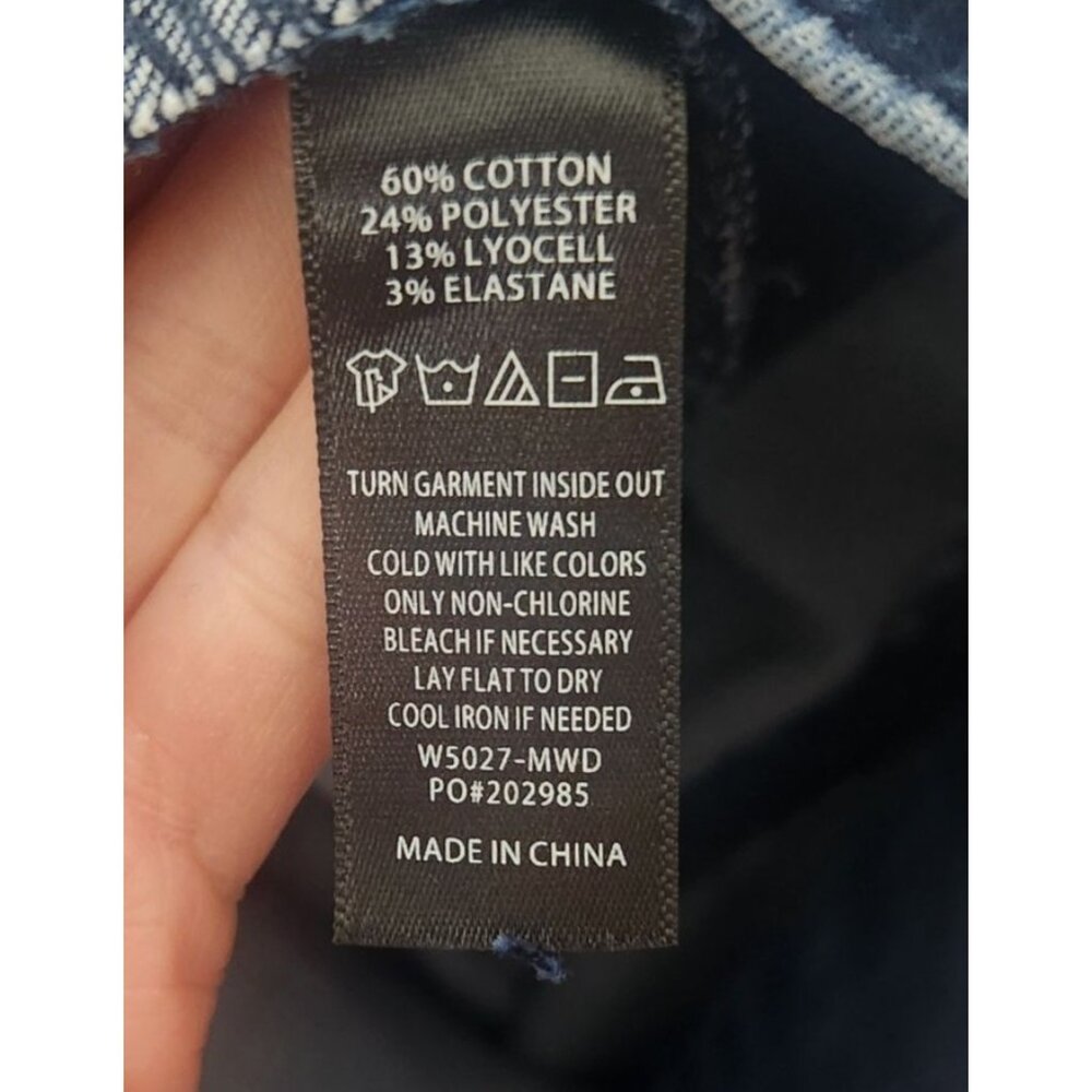 Betabrand Women's Sz. M Farah Wide Leg Jeans in Canyon Wash - Picture 6 of 6